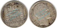 Frankreich - France 10 Francs Frankreich - France , 10 Francs Silber Münze von 1933 -Laureate- KM.878 -