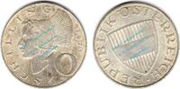 Österreich / Austria 10 Schilling Österreich - Austria , 10 Schilling Silbermünze von 1971 -Wachauerin- KM.2882 -
