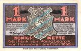 Serienscheine DE 1 Mk. Scharmbeck , Notgeld 1 Mark Schein in kfr. M-G 1172.2.d , Niedersachsen o.D. -