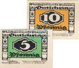 Notgeld DE 2 Scheine kpl. Plauen , Notgeld Set mit 2 Scheinen in unc. Tieste 5655.10.25-26 , Sachsen o.D. -