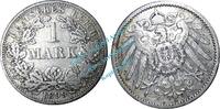 Deutsches Reich 1 Mk. Kursmünze deutsches Reich , 1 Mark Stück -gr. Adler- von 1899 A , J.17 -0592- -