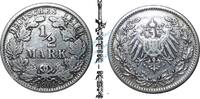 Deutsches Reich 1/2 Mk. Münze deutsches Reich , 1 halbe Mark Stück -Reichsadler- von 1905 j , J.16 -0594 -