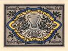 Serienscheine DE 50 Pf. -Kirchenbaustein- Prien , Notgeld 50 Pfennig -Baustein- Schein in kfr. M-G 1073.1 , Bayern o.D. -