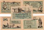 Serienscheine DE 5 Scheine kpl. Einswarden , Notgeld Set mit 6 Scheinen unc-kfr. M-G 316.1 , Niedersachsen 1921 -