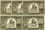 Serienscheine DE 5 Scheine kpl. -Kto. F- Schmiedeberg , Notgeld Set -- 5 x Konto F -- unc-kfr. M-G 1185.1.b , Schlesien -