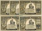 Serienscheine DE 5 Scheine kpl. -Kto. B- Schmiedeberg , Notgeld Set -- 5 x Konto B -- unc-kfr. M-G 1185.1.b , Schlesien -