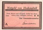 Notgeld DE 50 Pf. A --2 Würfel-- Hockensbüll , Notgeld 50 Pfennig A --Variante Würfel-- unc-kfr. M-G 614... SH -