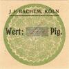 Kleingeld 1914-1922 100 Pf. Köln , Notgeld 100 Pfennig --J.P. Bachem-- in unc-kfr. Ti.3565.005.01 , RHL o.D. -