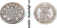 Bayern 1 Kreuzer Bayern , 1 Kreuzer Scheidemünze 1868 -Eichenkranz- J.93 s-ss -0608- -