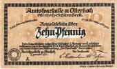 Kleingeld 1914-1922 10 Pf. Osterholz , Notgeld 10 Pfennig Schein -A- unc-kfr. Ti.5450.05.01 , NDS 1921 -