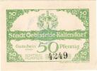 Kleingeld 1914-1922 50 Pf. Oebisfelde , Notgeld 50 Pfennig Schein in unc-kfr. Ti.5310.05.03 , Sachsen Anhal -