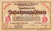 Kleingeld 1914-1922 25 Pf. Osterholz , Notgeld 25 Pfennig Schein -C- unc-kfr. Ti.5450.05.20 , Niedersachsen -