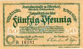 Kleingeld 1914-1922 50 Pf. Osterholz , Notgeld 50 Pfennig Schein -B- unc-kfr. Ti.5450.05.11 , Niedersachsen -
