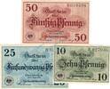 Kleingeld 1914-1922 3 Scheine kpl. Osnabrück , Notgeld Set mit 3 Scheinen unc-kfr. Ti.5435.05.15-17 , Niedersachsen -