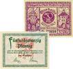 Kleingeld 1914-1922 2 Scheine kpl. Greifenberg , Notgeld Set mit 2 Scheinen unc-kfr. Ti.2435.05.15-16 Pommern 1919 -
