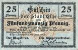 Kleingeld 1914-1922 25 Pf. Elze , Notgeld 25 Pfennig Schein unc-kfr. Ti.1690.05.02 , Niedersachsen 1917 Ver -