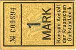 Großnotgeld 1918 DE 1 Mk. Essen , Notgeld 1 Mark Schein unc-kfr. Geiger 140.04 , Rheinland o.D. Grossnotge -