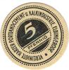 Kleingeld 1914-1922 5 Pf. Elbingerode , Notgeld 5 Pfennig Schein unc-kfr. Ti.1655.05.01 , Niedersachsen o. -