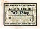 Kleingeld 1914-1922 50 Pf. Hamburg , Notgeld 50 Pfennig Schein unc-kfr. Ti.2765.160.01 , Hamburg o.D. Verke -