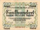 Inflation 1923 DE 500.000 Mk. Altona , Banknote 500.000 Mark Schein L-gbr. Keller 79.a , Schleswig 1923 Inflat -