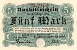 Großnotgeld 1918 DE 5 Mk. Harburg , Banknote 5 Mark Schein unc-kfr. Geiger 219.01 , Niedersachsen 1918 -