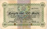 Inflation 1922/23 DE 100 Mk. Harburg , Banknote 100 Mark Schein gbr-. Müller 2020.1 , Niedersachsen 1922 Infl -