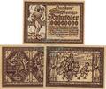 Inflation 1923 DE 3 Scheine kpl. Essen , 3 Propaganda- Scherzscheine unc-kfr. Keller..... Westfalen 1923 Inflatio -