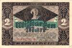 Inflation 1923 DE 2 Mia. Mk. Remscheid , Banknote 2 Milliarden Mark Schein gbr. Keller 4515.b Rheinland 1923 -