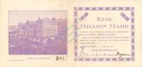 Inflation 1923 DE 1 Mio. Mk. Attendorn , Banknote 1 Million Mark Schein gbr. Keller 171.a6 , Westfalen 1923 -