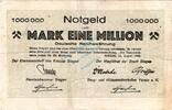 Inflation 1923 DE 1 Mio. Mk. Siegen , Banknote 1 Million Mark Schein gbr. Keller 4778.a , Westfalen 1923 Infl -