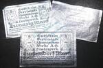 Inflation 1922/23 DE 3 Scheine kpl. 1922 Lautawerk , Banknoten Set -Alu-... 275,00 EUR  zzgl. 3,49 EUR Versand