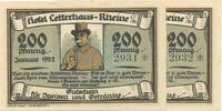 Serienscheine DE 2 Scheine -KN fortlaufend- 1922 Rheine , Notgeld 200 Pf... 199,00 EUR  zzgl. 3,49 EUR Versand