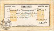 Inflation 1923 DE 100.000 Mk. 1923 Neheim , Banknote 100.000 Mark Schein... 22,00 EUR  zzgl. 4,49 EUR Versand