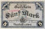 Gro&szlig;notgeld 1918 DE 5 Mk. 1918 Neustadt Orla , Banknote 5 Mark Schein , ... 3,99 EUR  zzgl. 4,99 EUR Versand