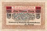 Inflation 1923 DE 1 Mio. Mk. 1923 Neustrelitz , Banknote 1 Million Mark ... 9,90 EUR  zzgl. 4,99 EUR Versand