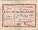 Inflation 1923 DE 2 Mio. Mk. 1923 Hamborn , Banknote 2 Millionen Mark Sc... 7,90 EUR  zzgl. 4,99 EUR Versand