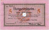 Gro&szlig;notgeld 1918 DE 5 Mk. 1918 Neu Ulm , Banknote 5 Mark Schein entw. Ge... 7,49 EUR  zzgl. 4,99 EUR Versand