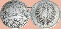 deutsches Kaiserreich 1 Mk. 1875 H 1 Mark Kursm&uuml;nze deutsches Kaiserreic... 11,90 EUR  zzgl. 4,99 EUR Versand
