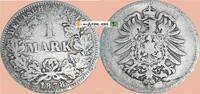 deutsches Kaiserreich 1 Mk. 1878 F 1 Mark Kursm&uuml;nze deutsches Kaiserreic... 9,90 EUR  zzgl. 4,99 EUR Versand