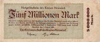 Inflation 1923 DE 5 Mio. Mk. 1923 Neuwied , Banknote 5 Millionen Mark Sc... 9,90 EUR  zzgl. 4,99 EUR Versand