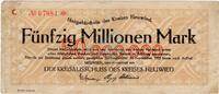 Inflation 1923 DE 50 Mio. Mk. 1923 Neuwied , Banknote 50 Millionen Mark ... 6,90 EUR  zzgl. 4,99 EUR Versand