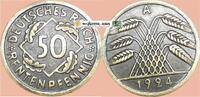 Weimarer Republik 50 Pf. 1924 A 50 Rentenpfennig M&uuml;nze Weimarer Republik... 9,95 EUR  zzgl. 4,99 EUR Versand