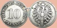 deutsches Kaiserreich 10 Pf. 1873 -B- 10 Pfennig M&uuml;nze Deutsches Kaiserr... 49,95 EUR  zzgl. 3,99 EUR Versand