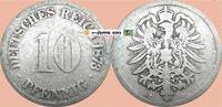 deutsches Kaiserreich 10 Pf. 1873 C 10 Pfennig M&uuml;nze Deutsches Kaiserrei... 11,95 EUR  zzgl. 4,99 EUR Versand