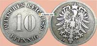 deutsches Kaiserreich 10 Pf. 1873 F 10 Pfennig M&uuml;nze Deutsches Kaiserrei... 11,95 EUR  zzgl. 4,99 EUR Versand