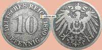 deutsches Kaiserreich 10 Pf. 1890 G 10 Pfennig M&uuml;nze Deutsches Kaiserrei... 6,49 EUR  zzgl. 4,99 EUR Versand