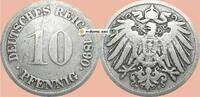 deutsches Kaiserreich 10 Pf. 1890 F 10 Pfennig M&uuml;nze Deutsches Kaiserrei... 7,95 EUR  zzgl. 4,99 EUR Versand