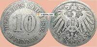 deutsches Kaiserreich 10 Pf. 1892 E 10 Pfennig M&uuml;nze Deutsches Kaiserrei... 5,29 EUR  zzgl. 4,99 EUR Versand