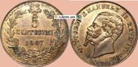 Italia / Italien 5 Centesimi 1867 Italien , 5 Centesimi M&uuml;nze 1867.M -Vi... 34,95 EUR  zzgl. 3,99 EUR Versand
