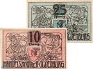 Kleingeld 1914-1922 2 Scheine kpl. Handelskammer Oldenburg , Set mit 2 Scheinen in kfr. Tieste 5370.05.20-21 -